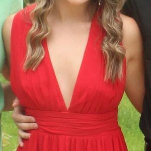 Red dress size small